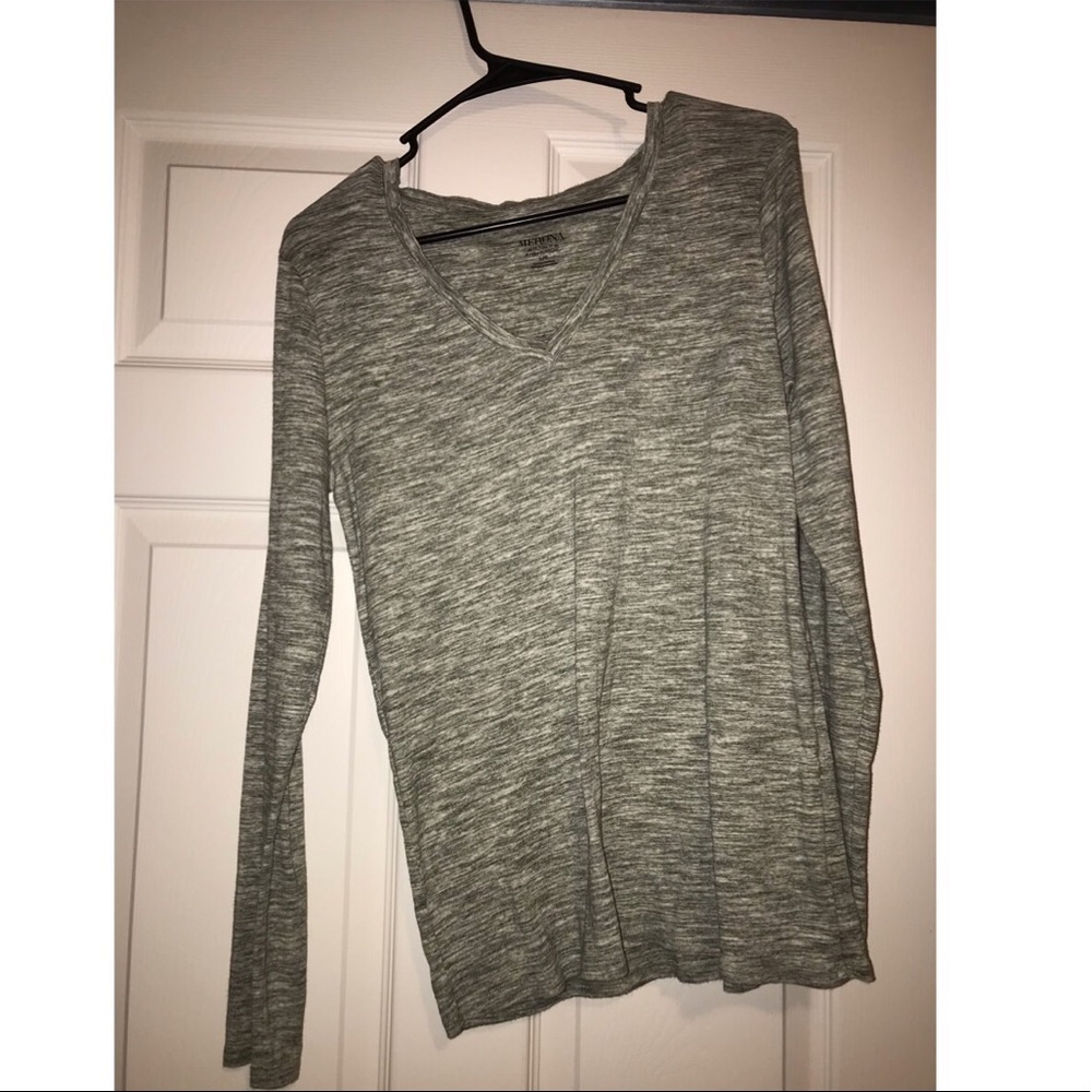 Long sleeve green and white